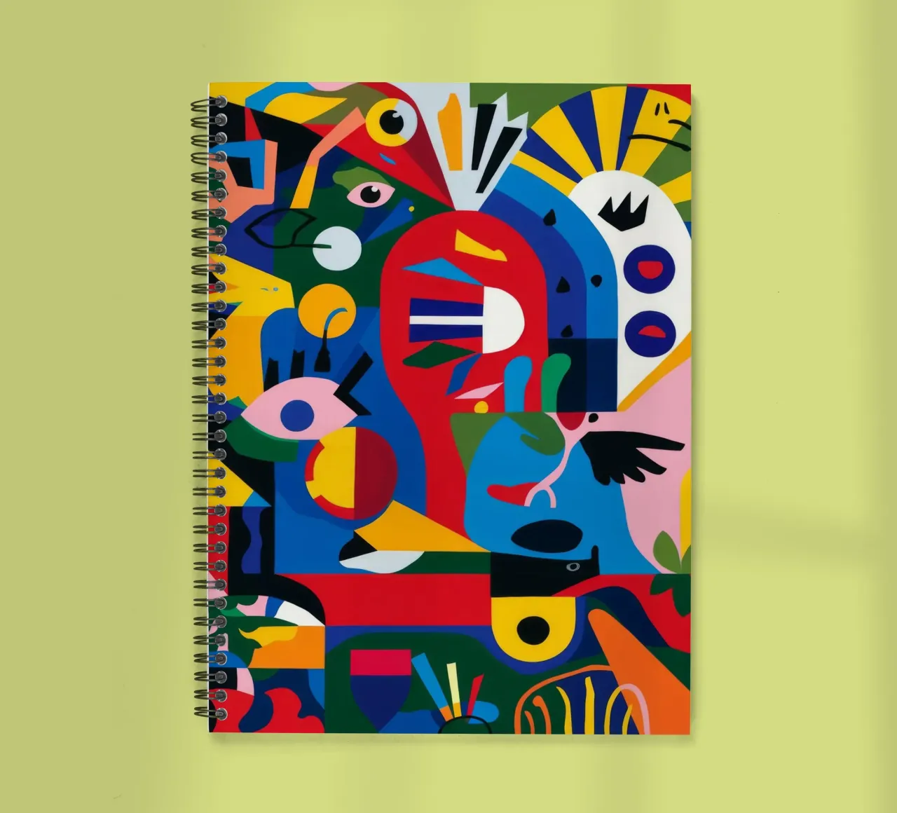 Geometric Symphony spiral notebook by Monarco Virtuoso