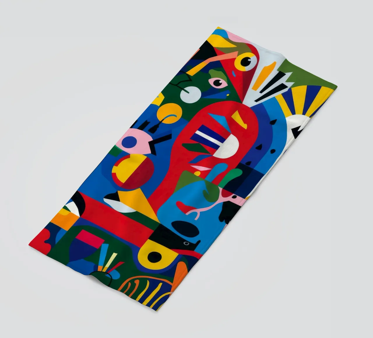 Geometric Symphony beach towel by Monarco Virtuoso