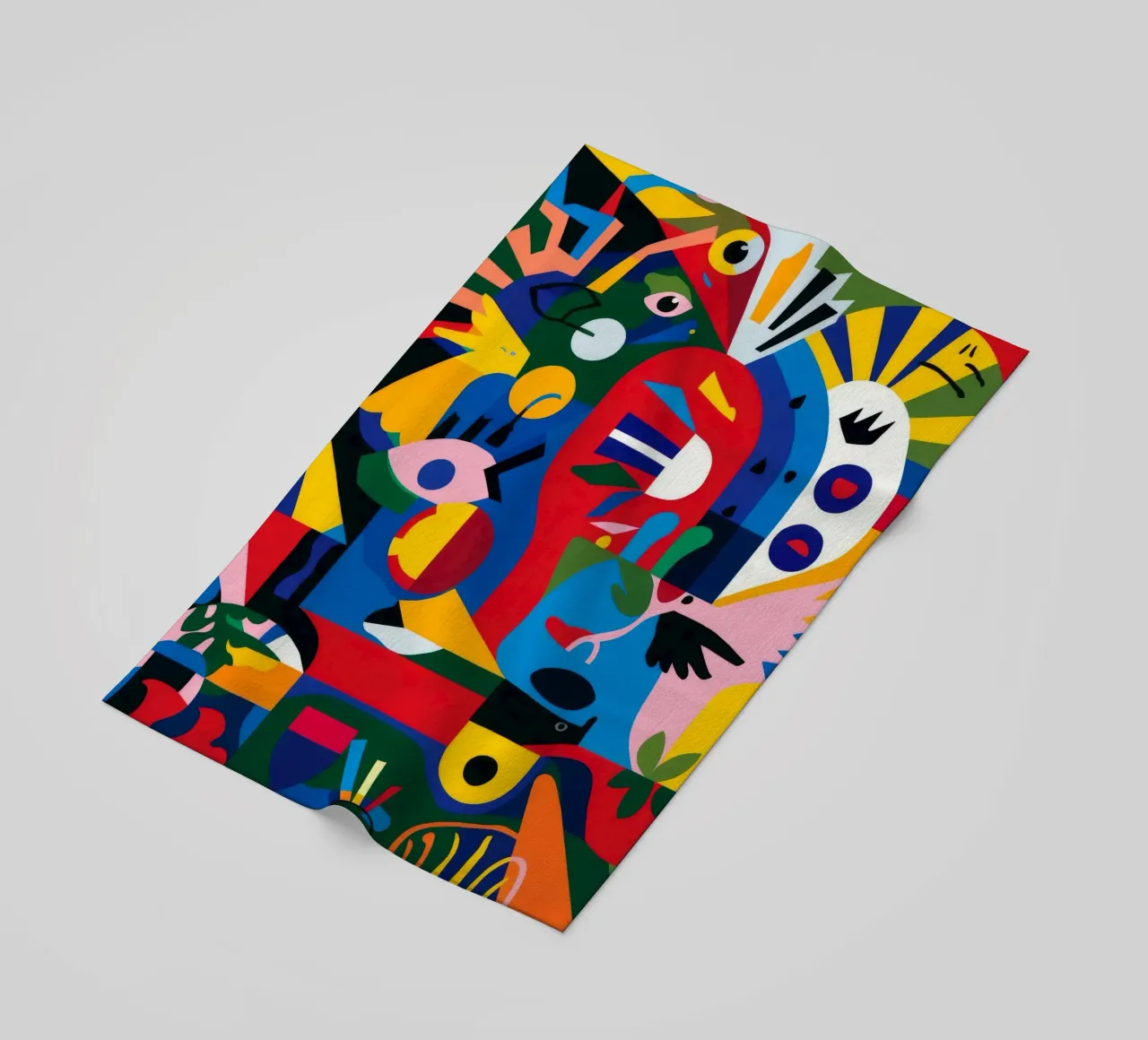 Geometric Symphony beach towel by Monarco Virtuoso