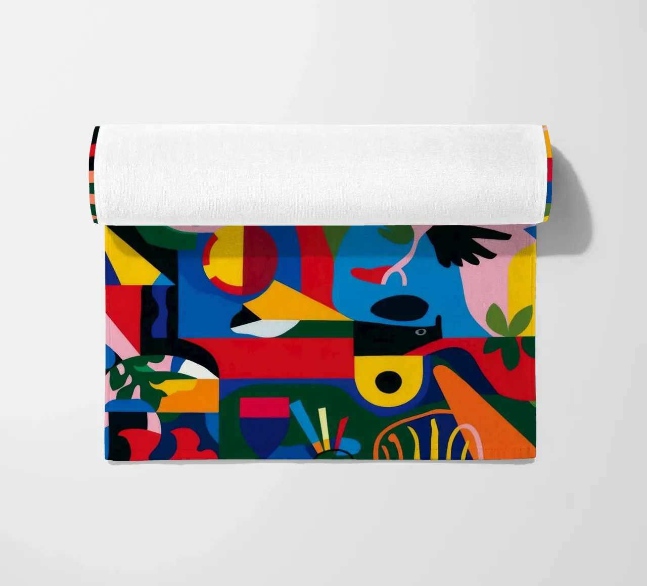 Geometric Symphony beach towel by Monarco Virtuoso