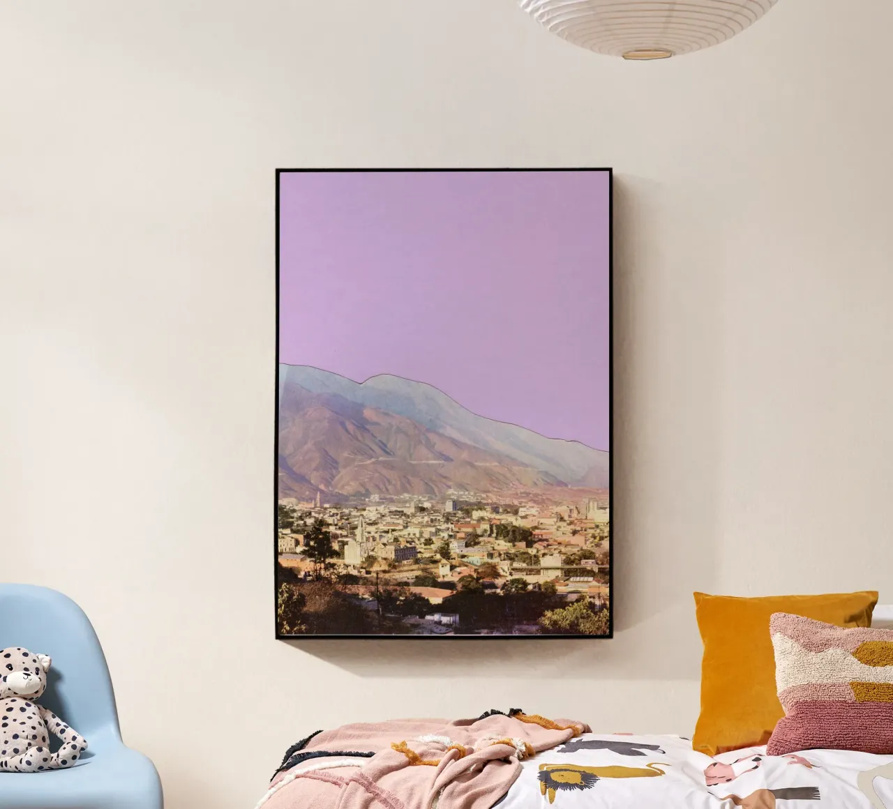 Cieli lilla plexiglass da Cassia Beck Collage