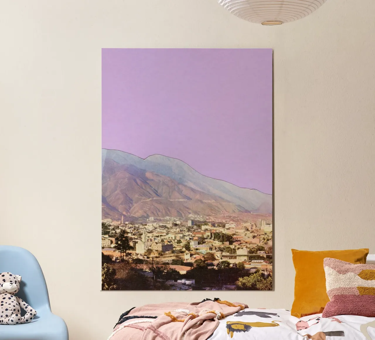 Cieli lilla poster da Cassia Beck Collage