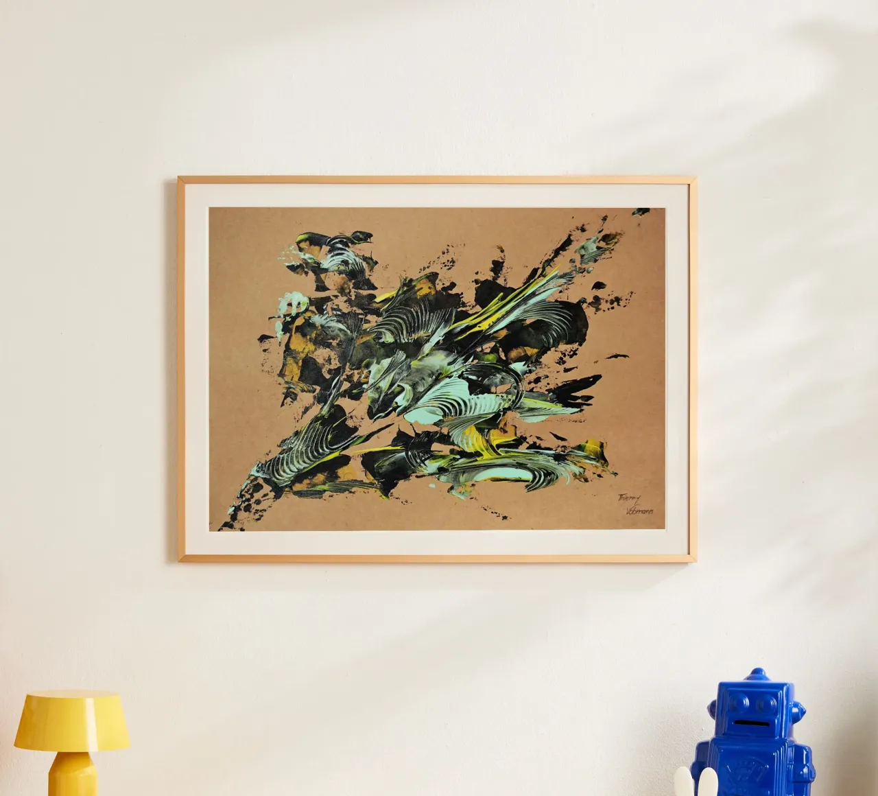 NATURAL STYLE 32 carta hahnemühle da Thierry Vobmann Abstract painting