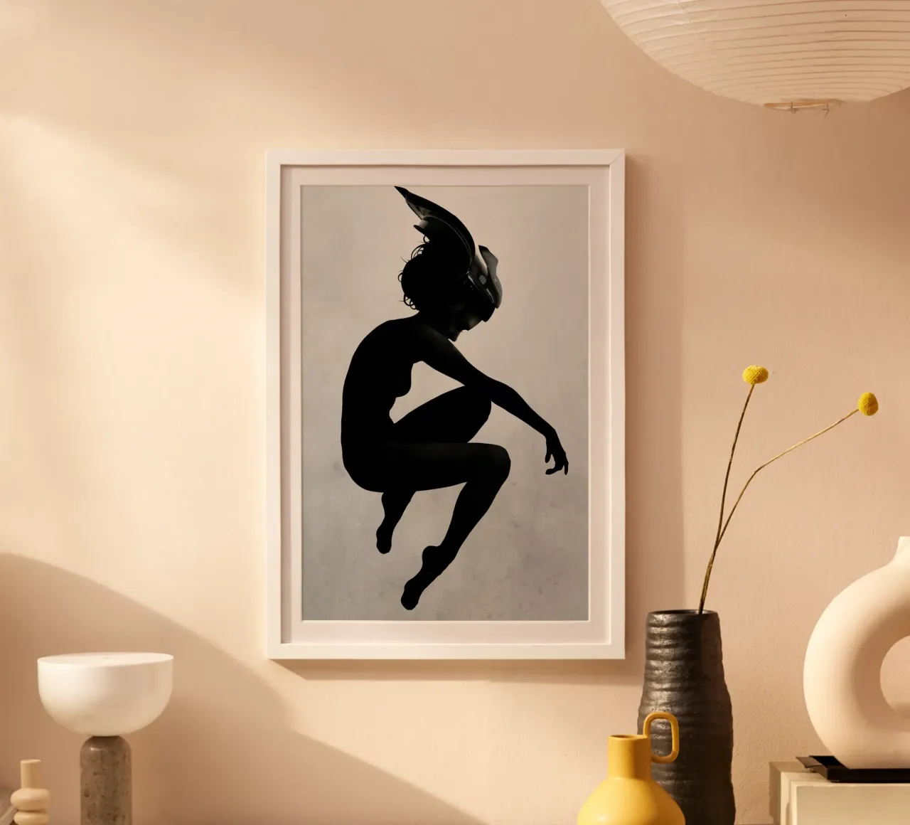 Meander poster con telaio in alluminio da Ruben Ireland
