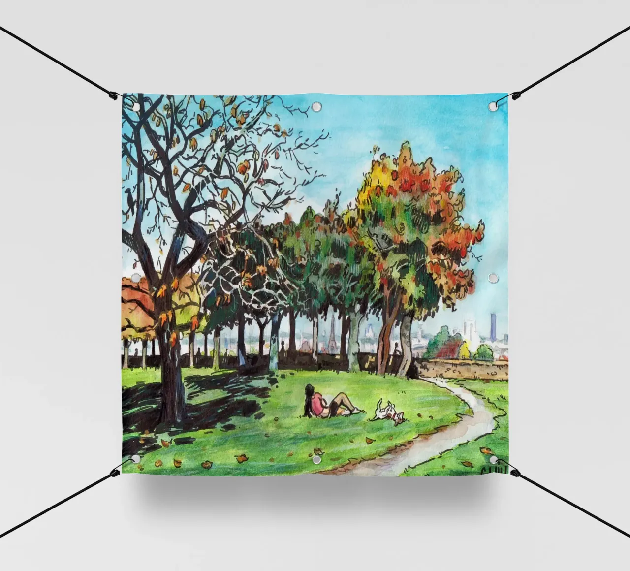 Parco Meudon telo in pvc da C.WILL