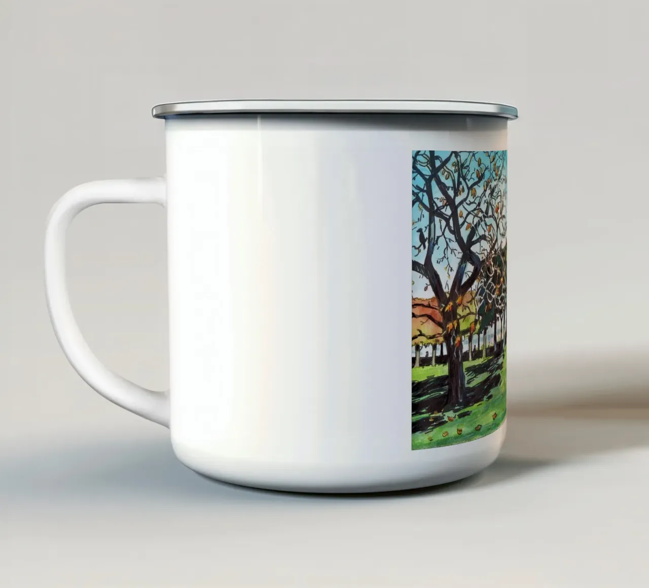 Parco Meudon tazza in smalto da C.WILL