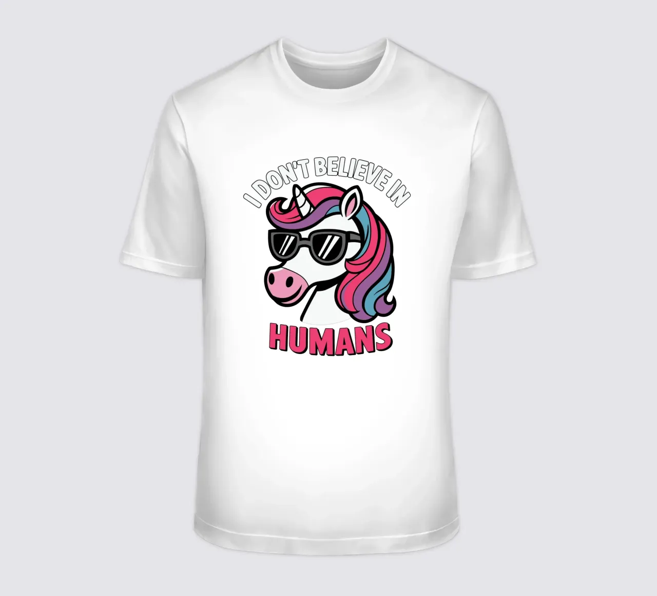 I don't believe in humans t-shirt da edsonramosart