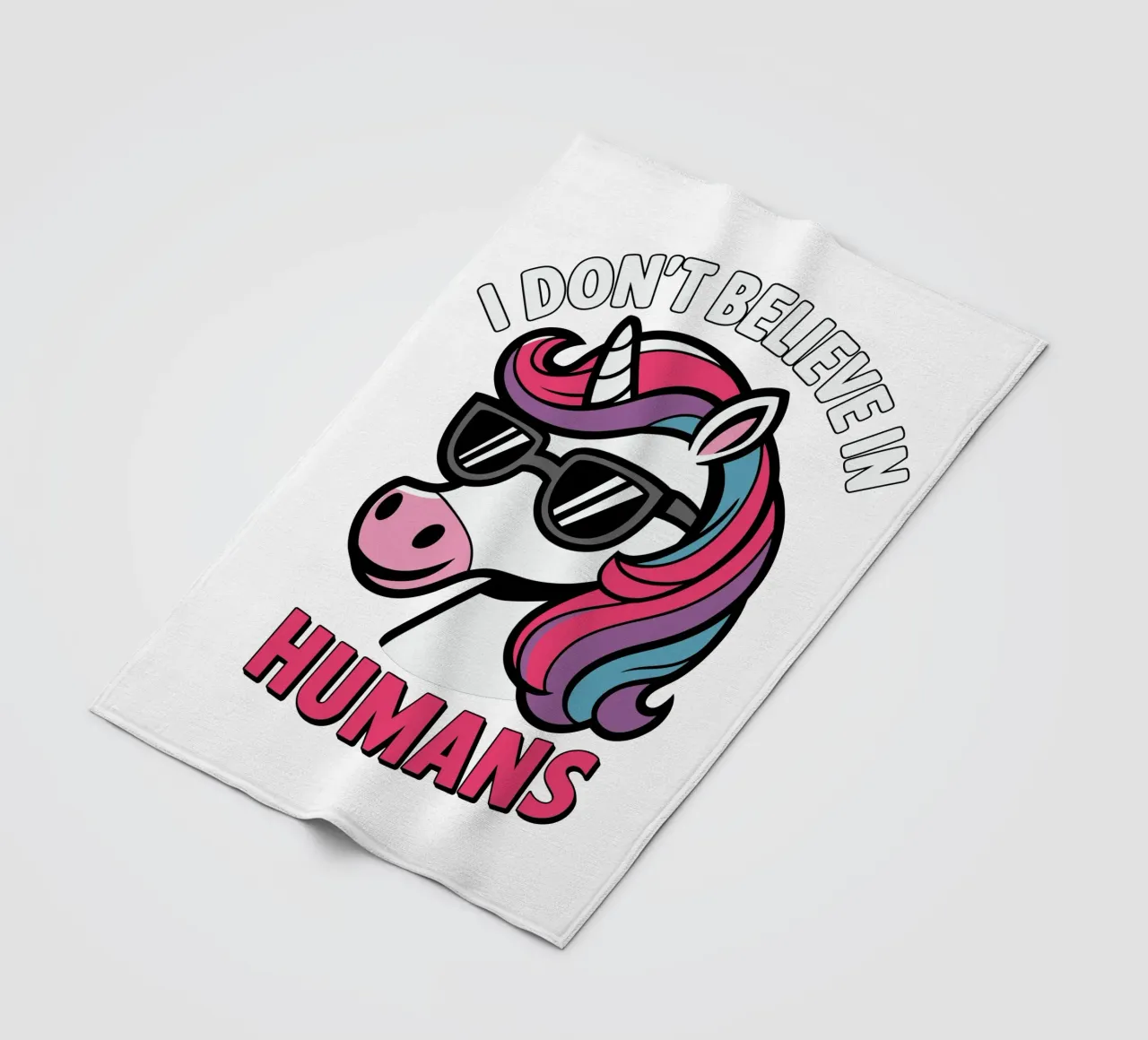 I don't believe in humans coperta in pile da edsonramosart