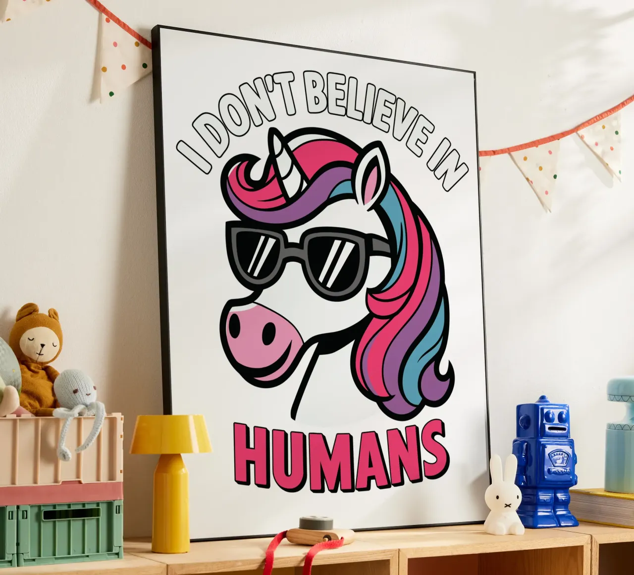 I don't believe in humans alluminio dibond da edsonramosart