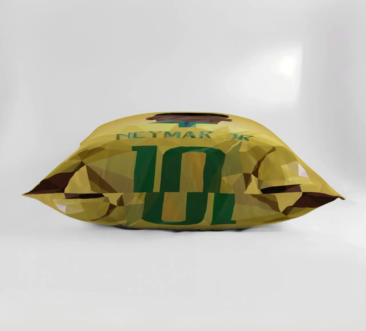 Neymar Jr. cuscino da Low poly art