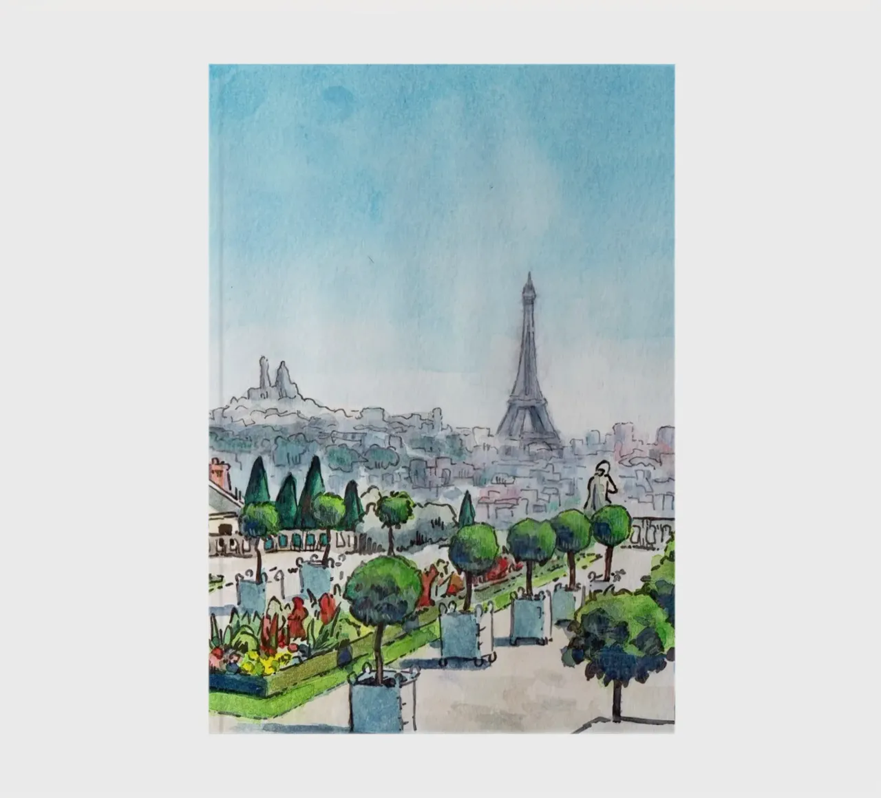 View from Saint-Cloud notebook by C.WILL