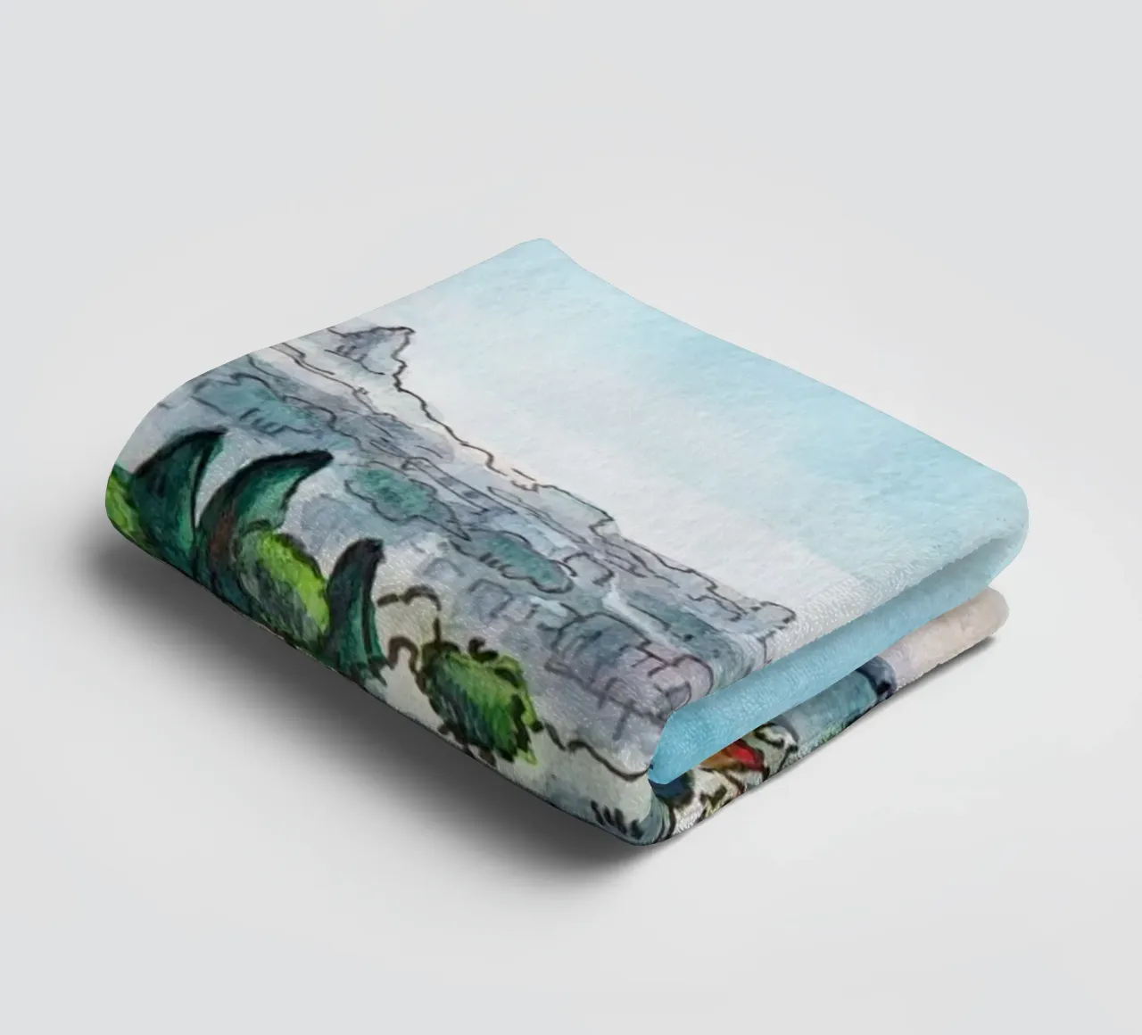 View from Saint-Cloud towel by C.WILL