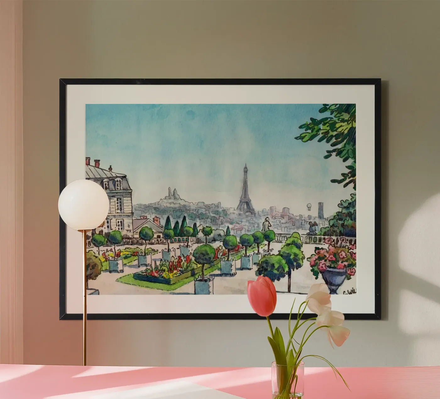 View from Saint-Cloud poster by C.WILL