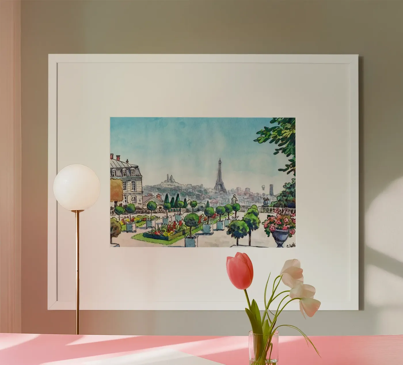 View from Saint-Cloud poster by C.WILL