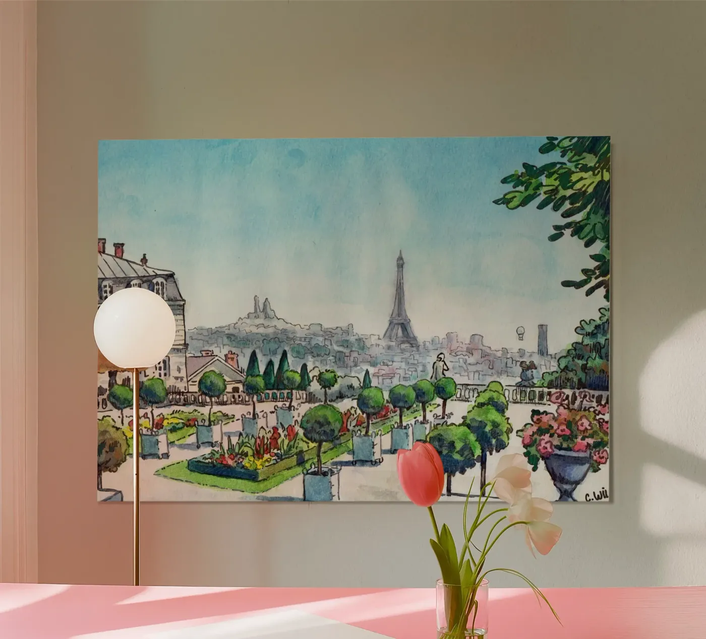 View from Saint-Cloud poster by C.WILL