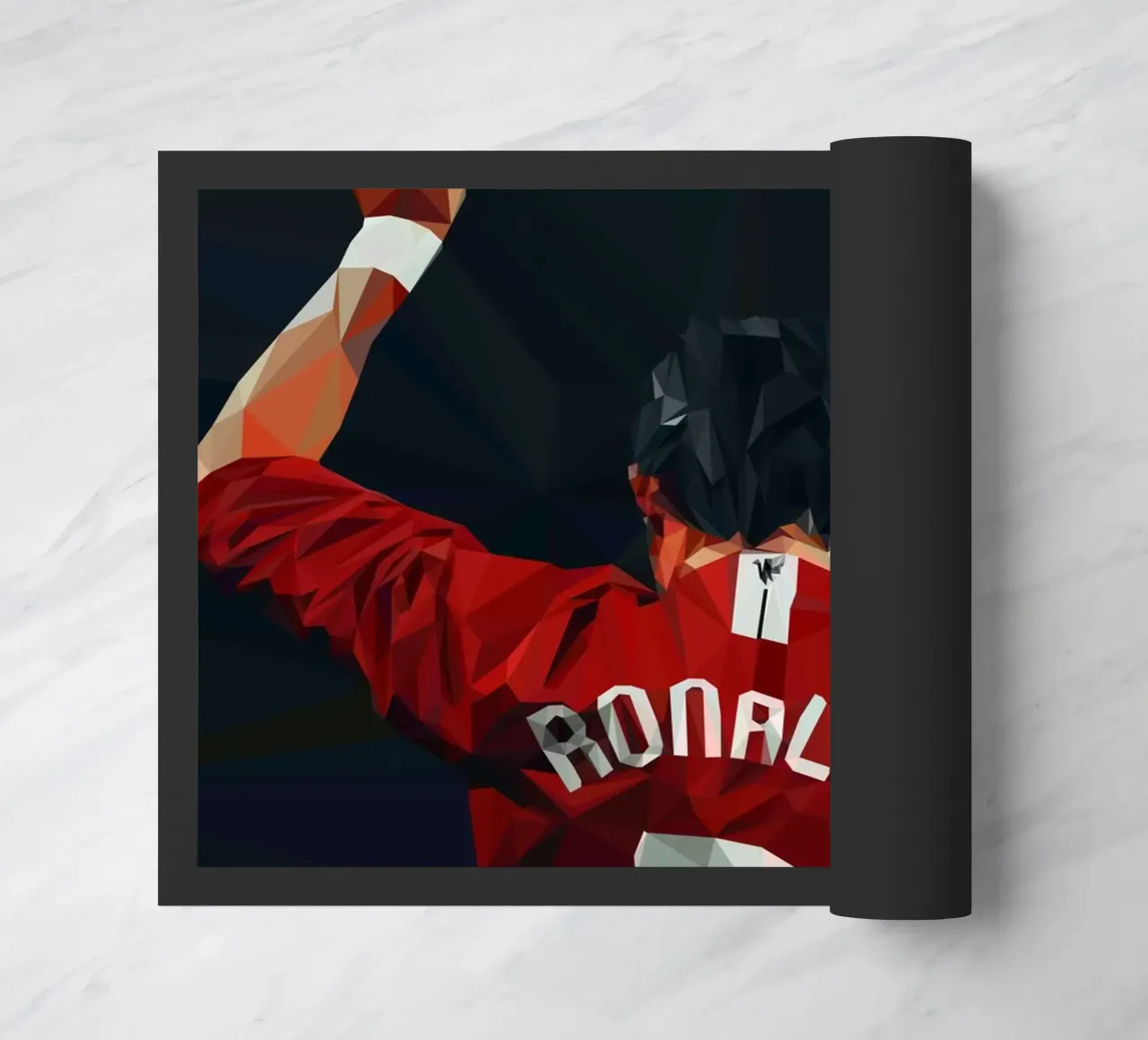 C. Ronaldo Football Player zerbino da Low poly art