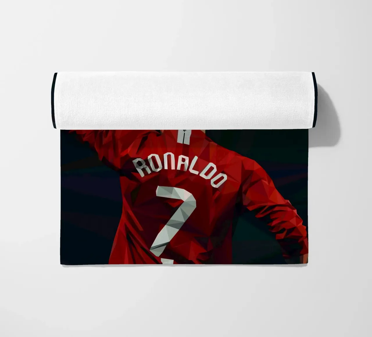 C. Ronaldo Football Player telo mare da Low poly art