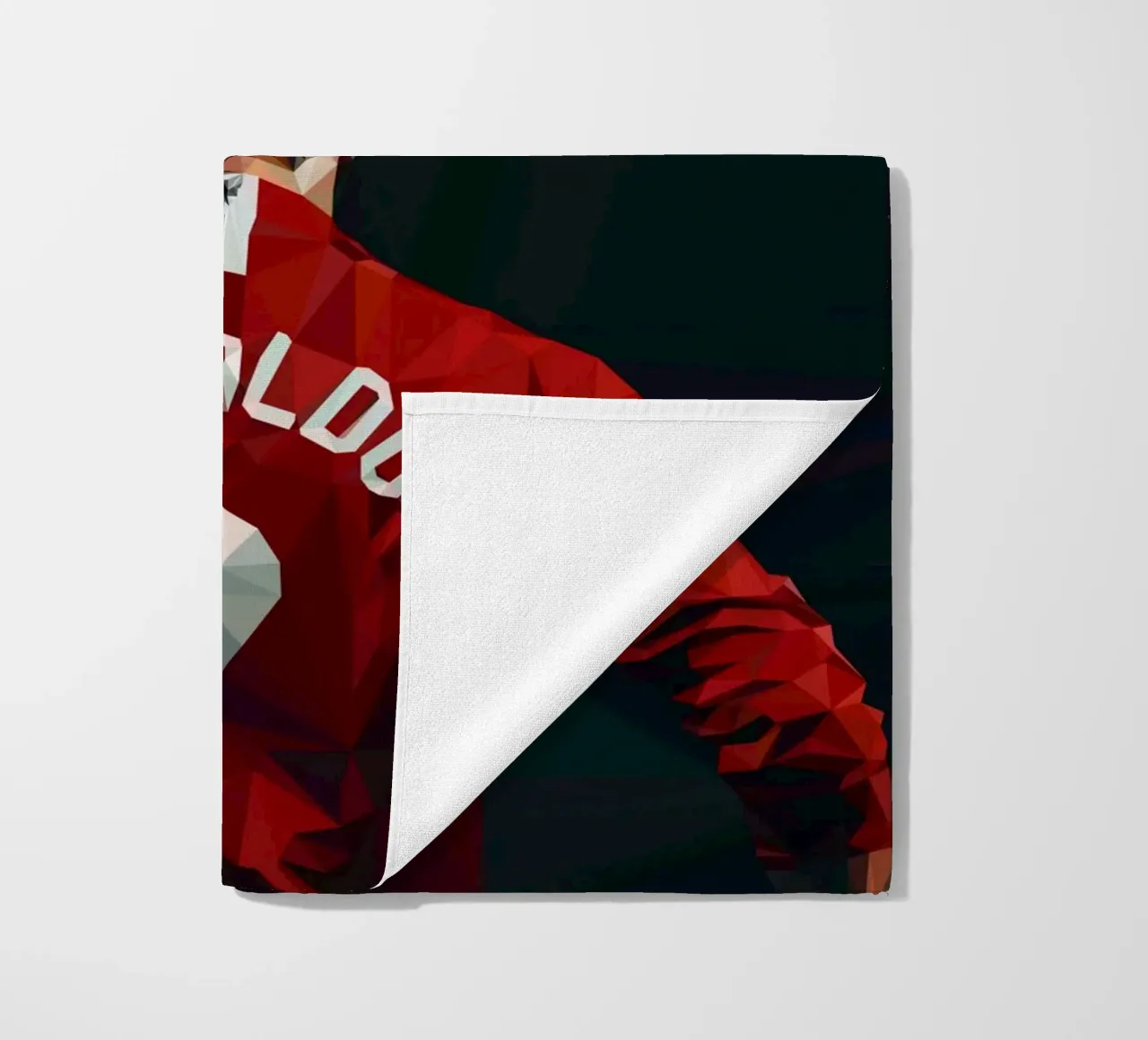 C. Ronaldo Football Player telo mare da Low poly art
