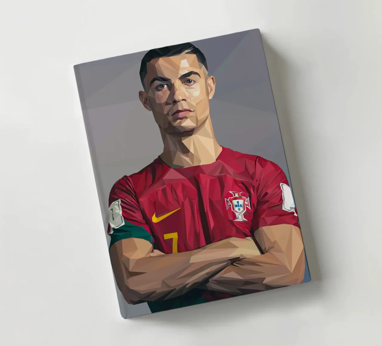 Ronaldo PRTGL notebook by Low poly art