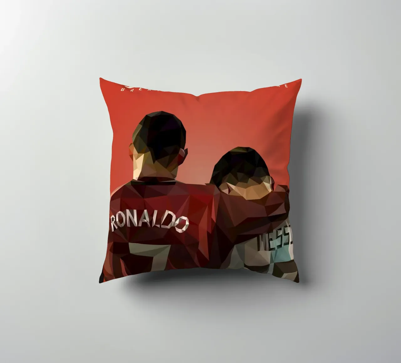 The Goat cuscino da Low poly art
