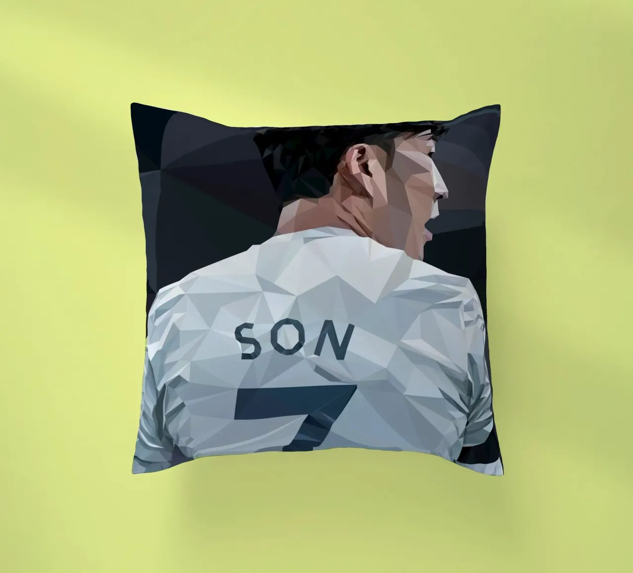 Son the Football Player cuscino da Low poly art