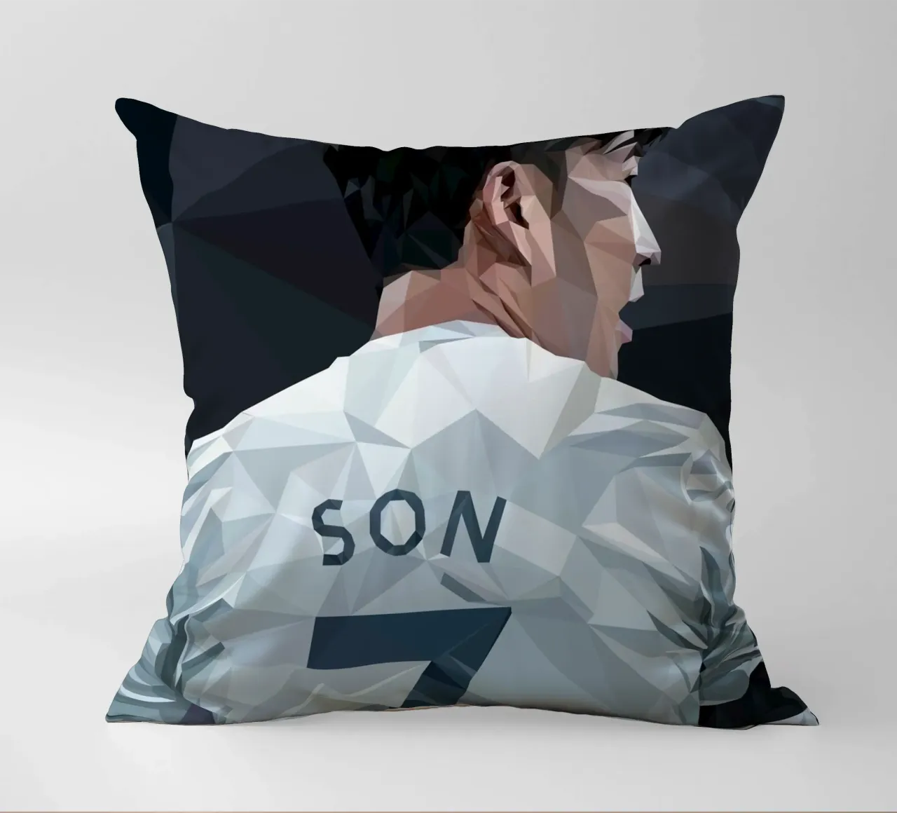 Son the Football Player cuscino da Low poly art