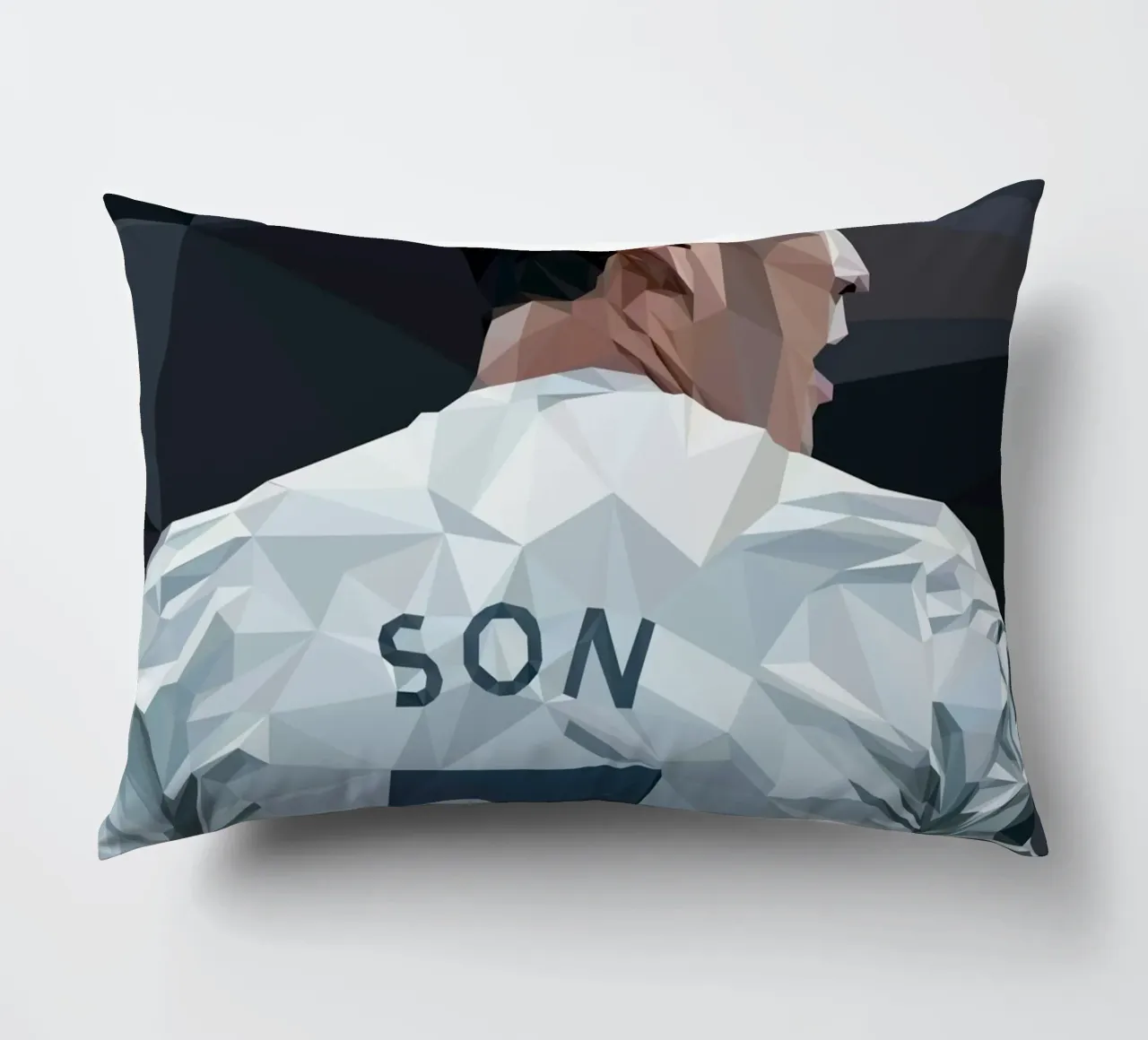 Son the Football Player cuscino da Low poly art