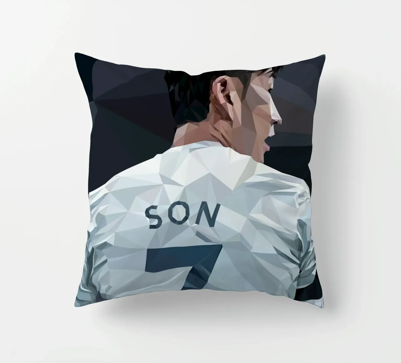 Son the Football Player cuscino da Low poly art