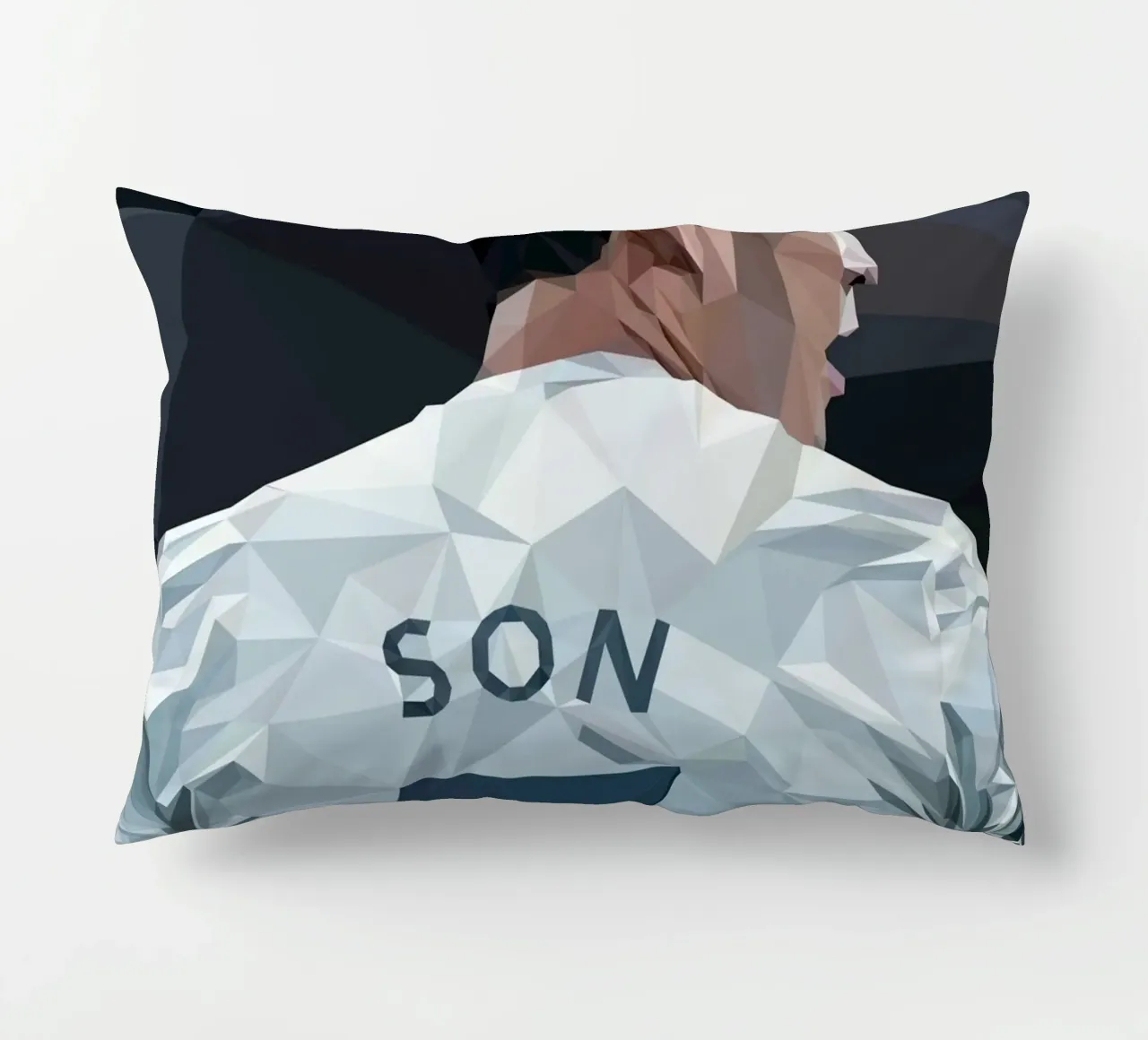 Son the Football Player cuscino da Low poly art