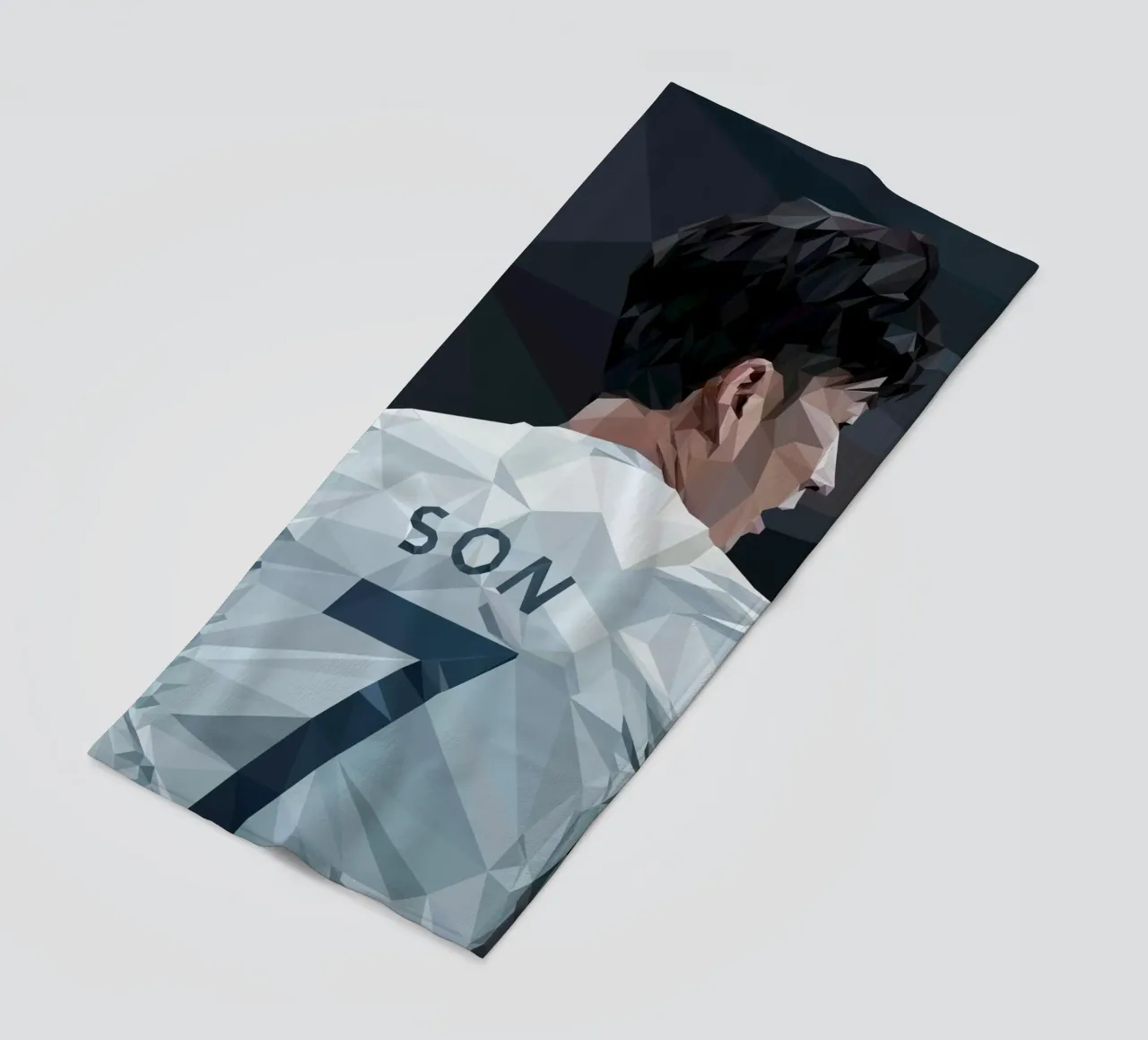 Son the Football Player telo mare da Low poly art