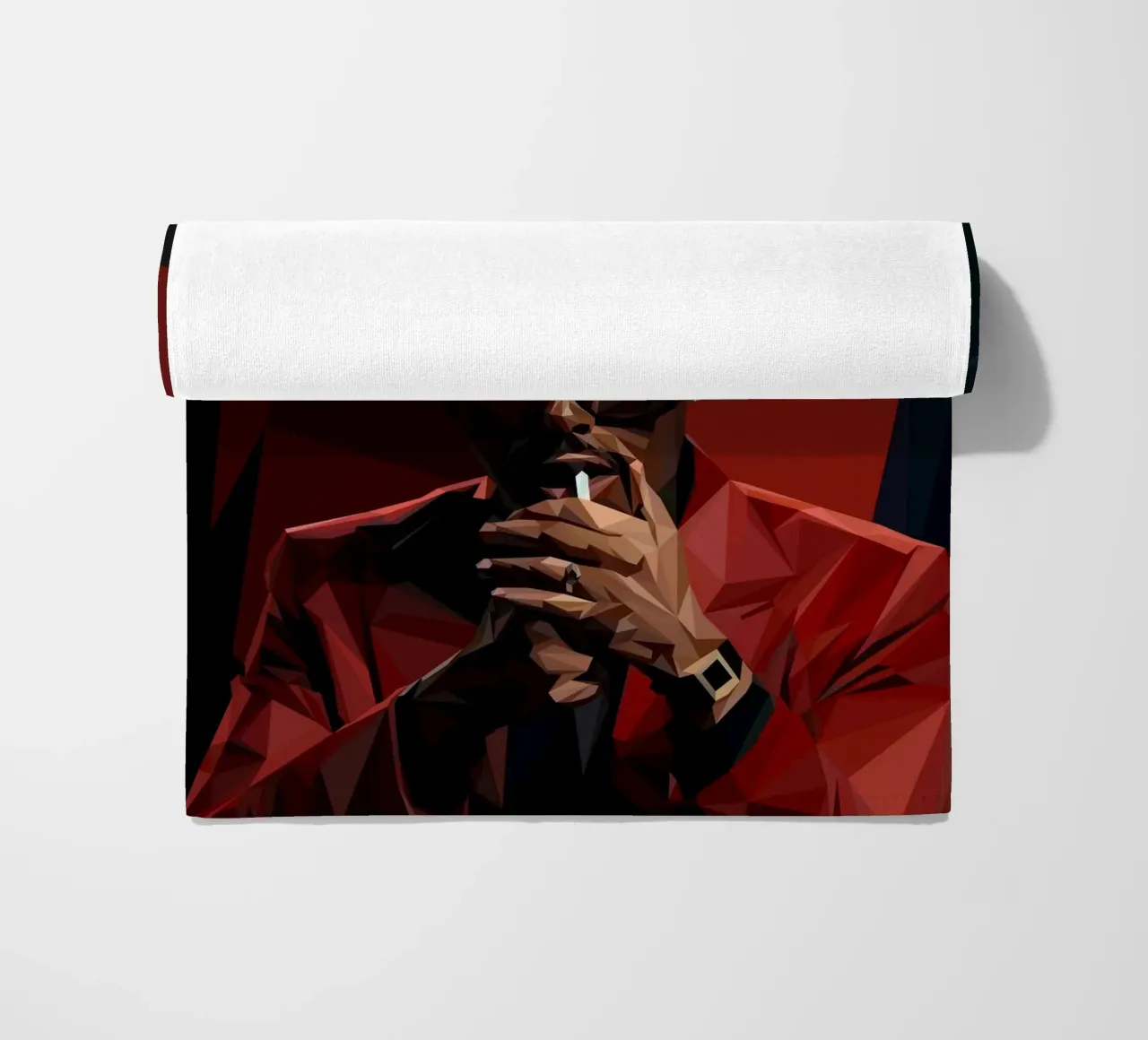 The Weeknd telo mare da Low poly art