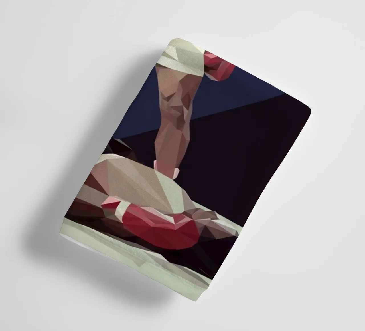M. Ali Boxing Handtuch von Low poly art
