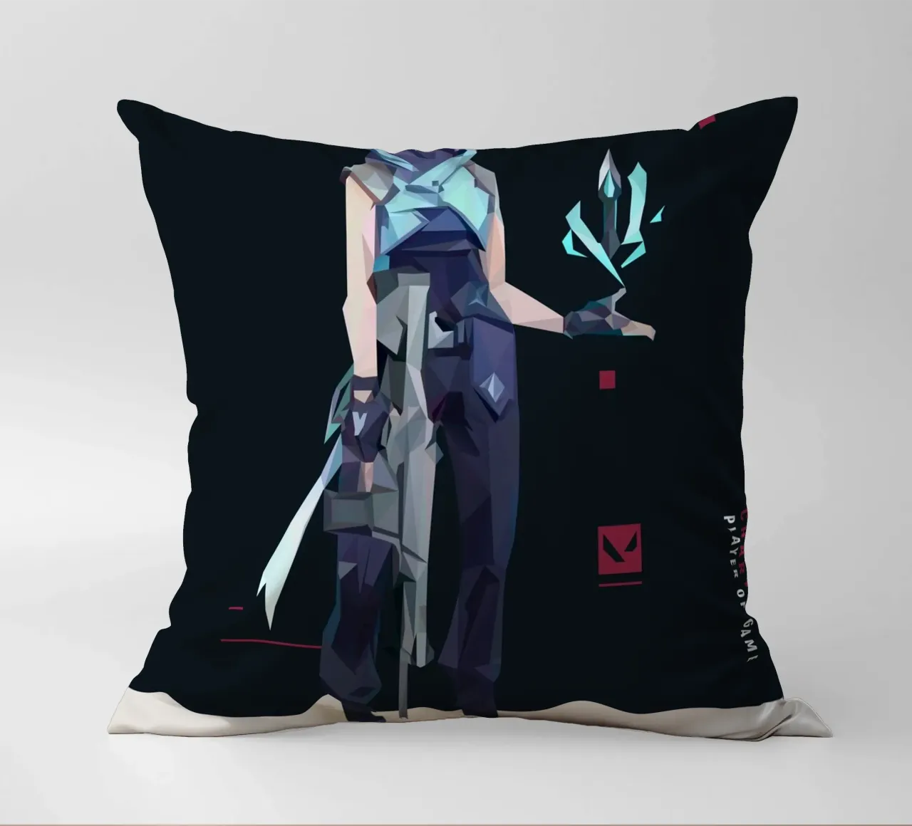 Jett Character game cuscino da Low poly art