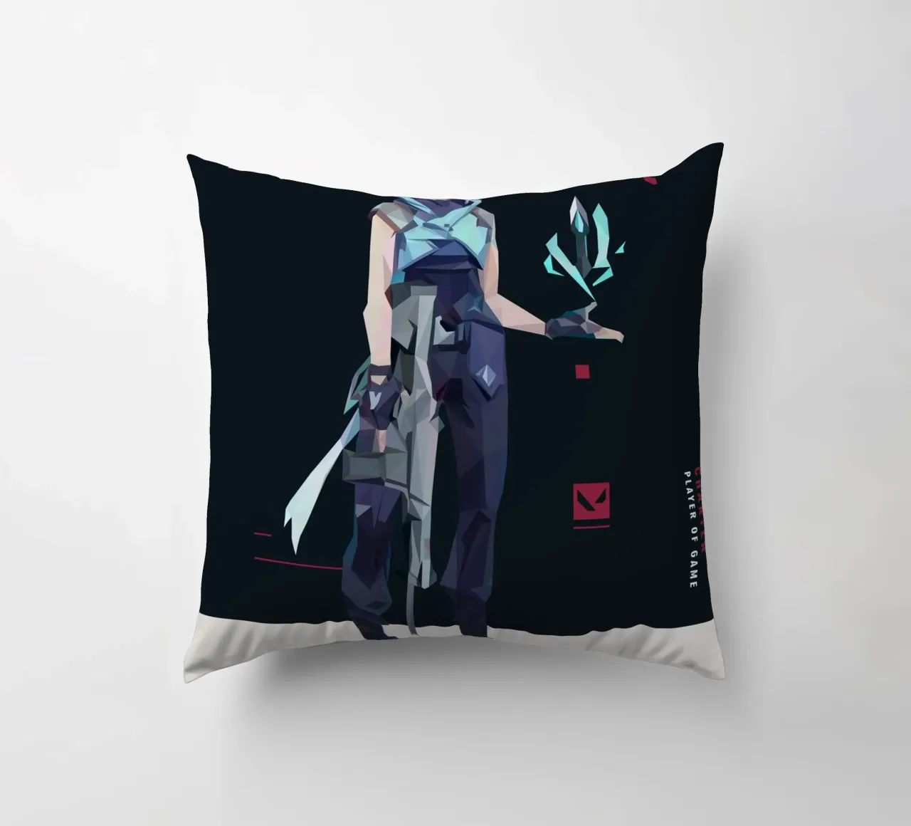 Jett Character game cuscino da Low poly art