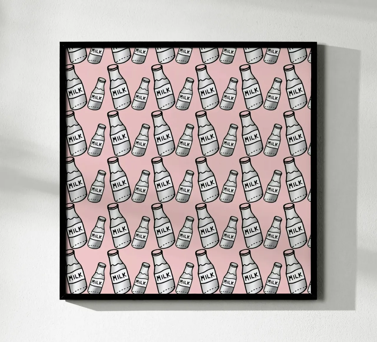 Milk Pastel Pink poster da Vasare Nar
