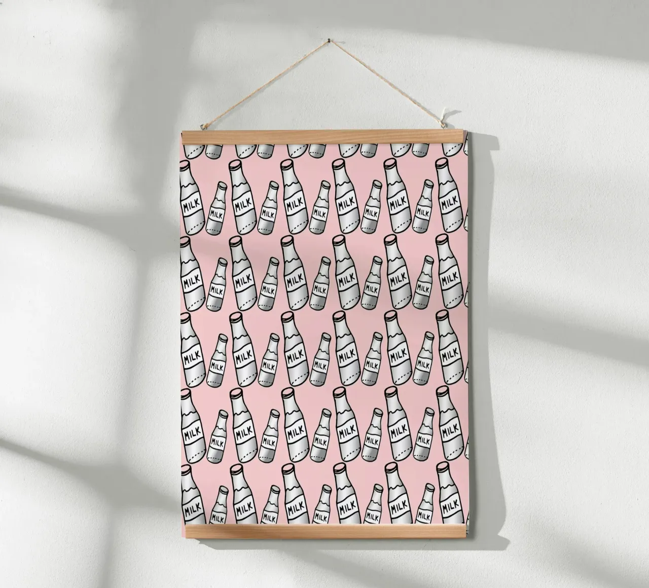 Milk Pastel Pink poster da Vasare Nar