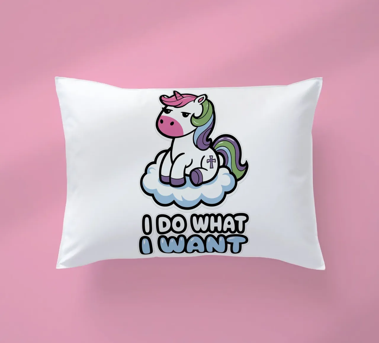 I DO WHAT I WANT cuscino da edsonramosart