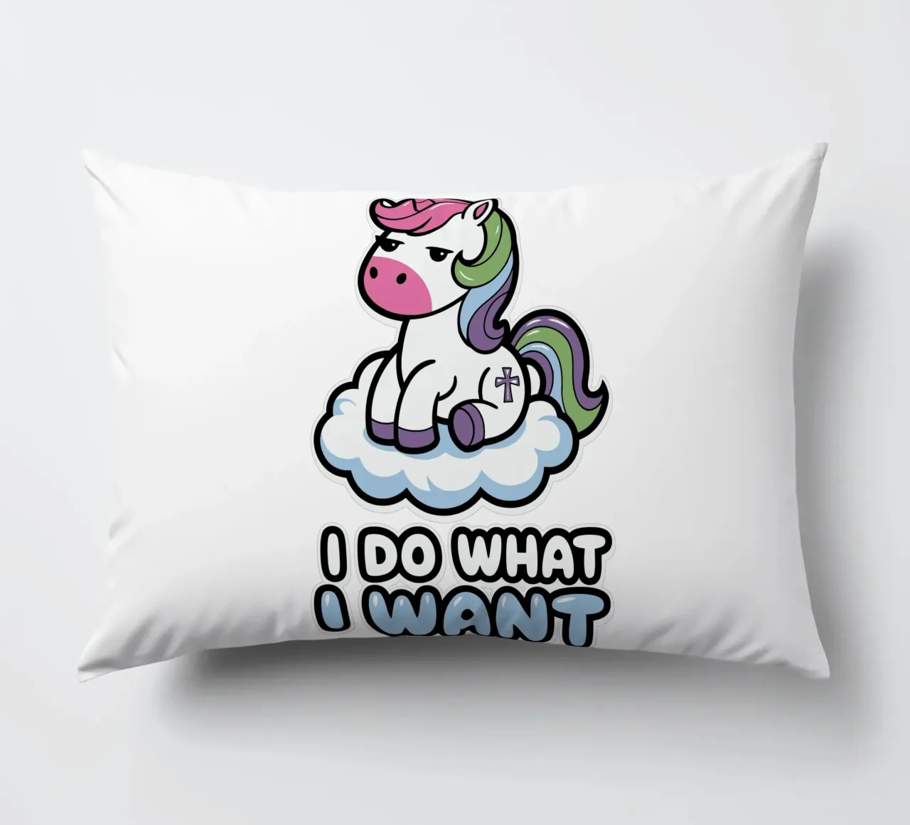 I DO WHAT I WANT cuscino da edsonramosart