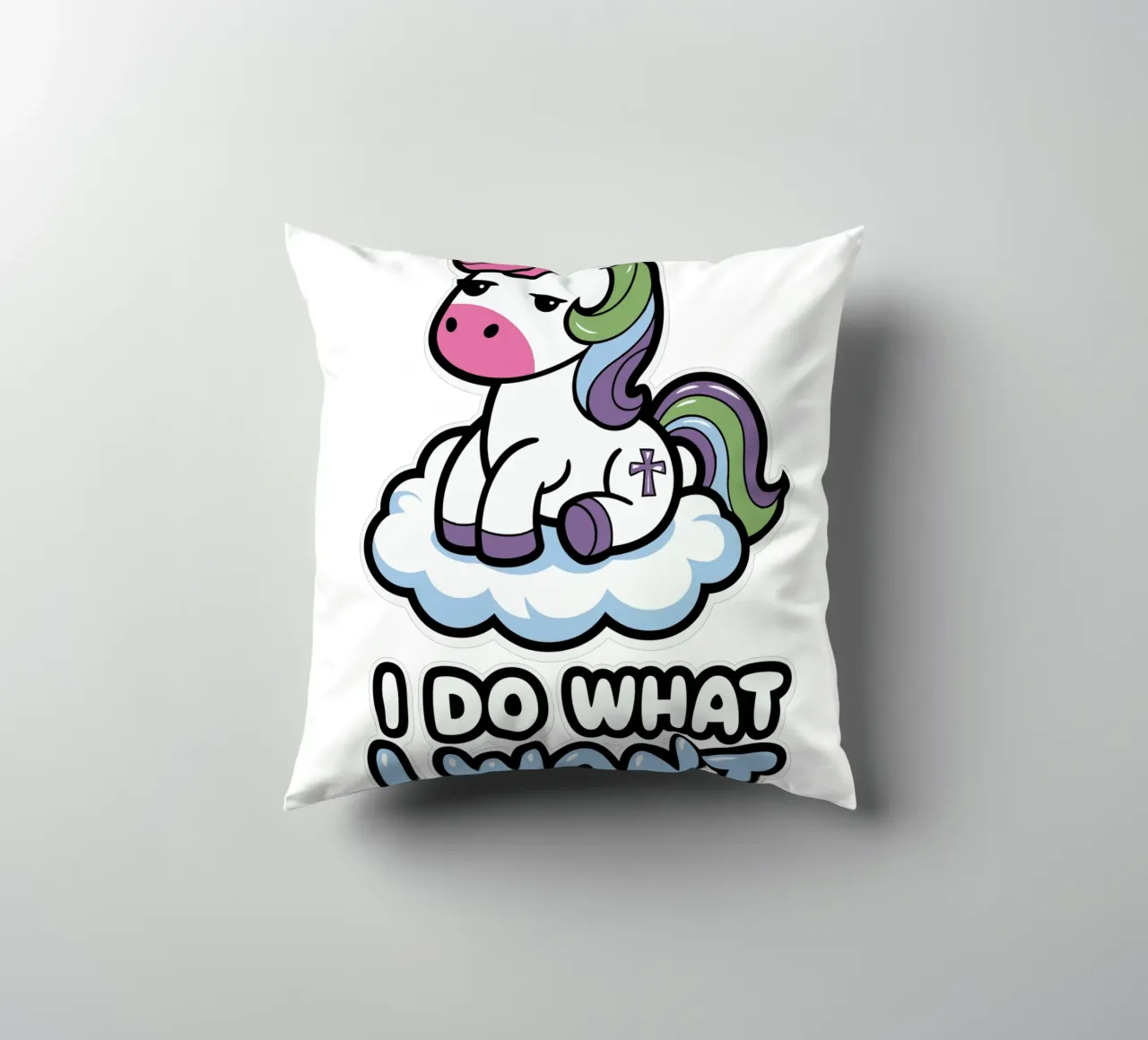 I DO WHAT I WANT cuscino da edsonramosart