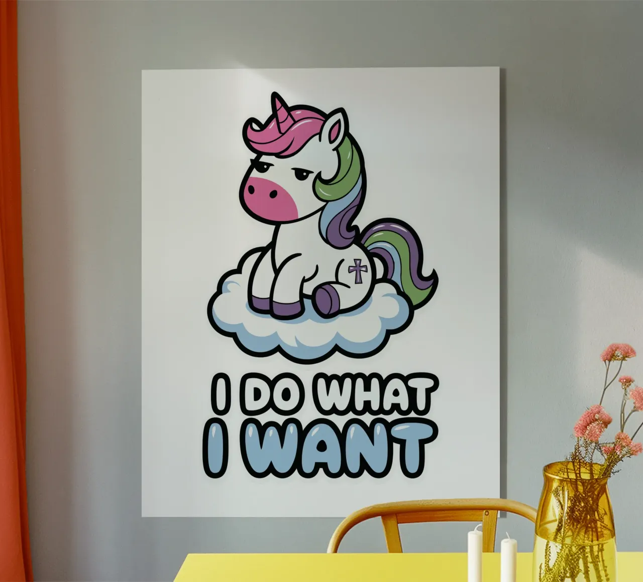 I DO WHAT I WANT plexiglass da edsonramosart