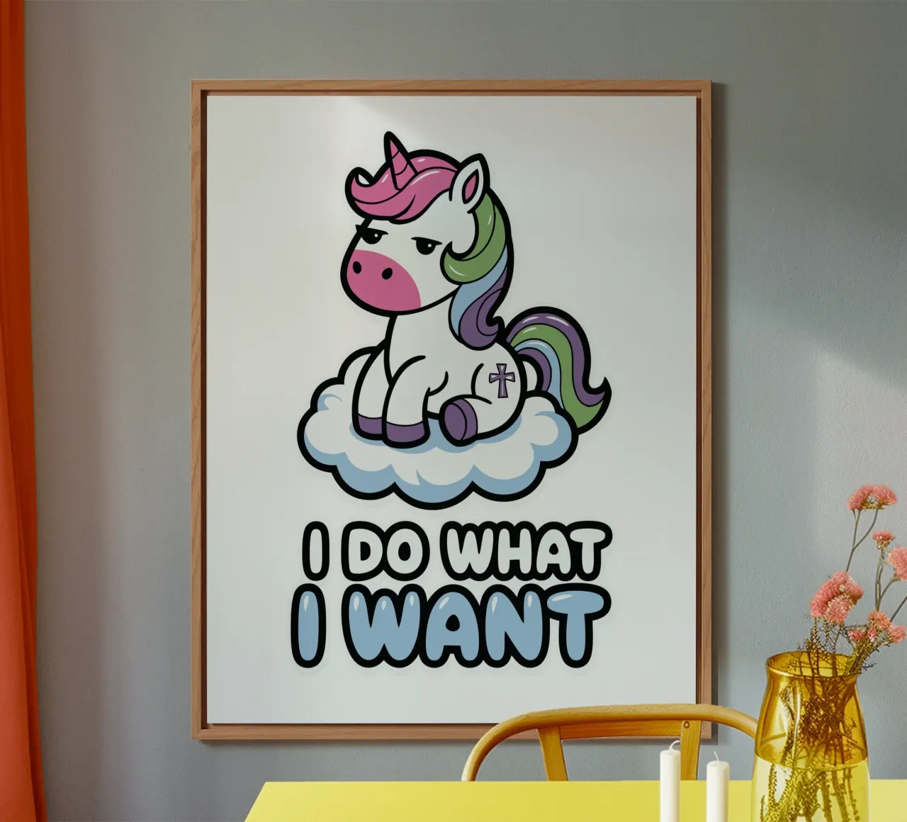 I DO WHAT I WANT alluminio dibond da edsonramosart