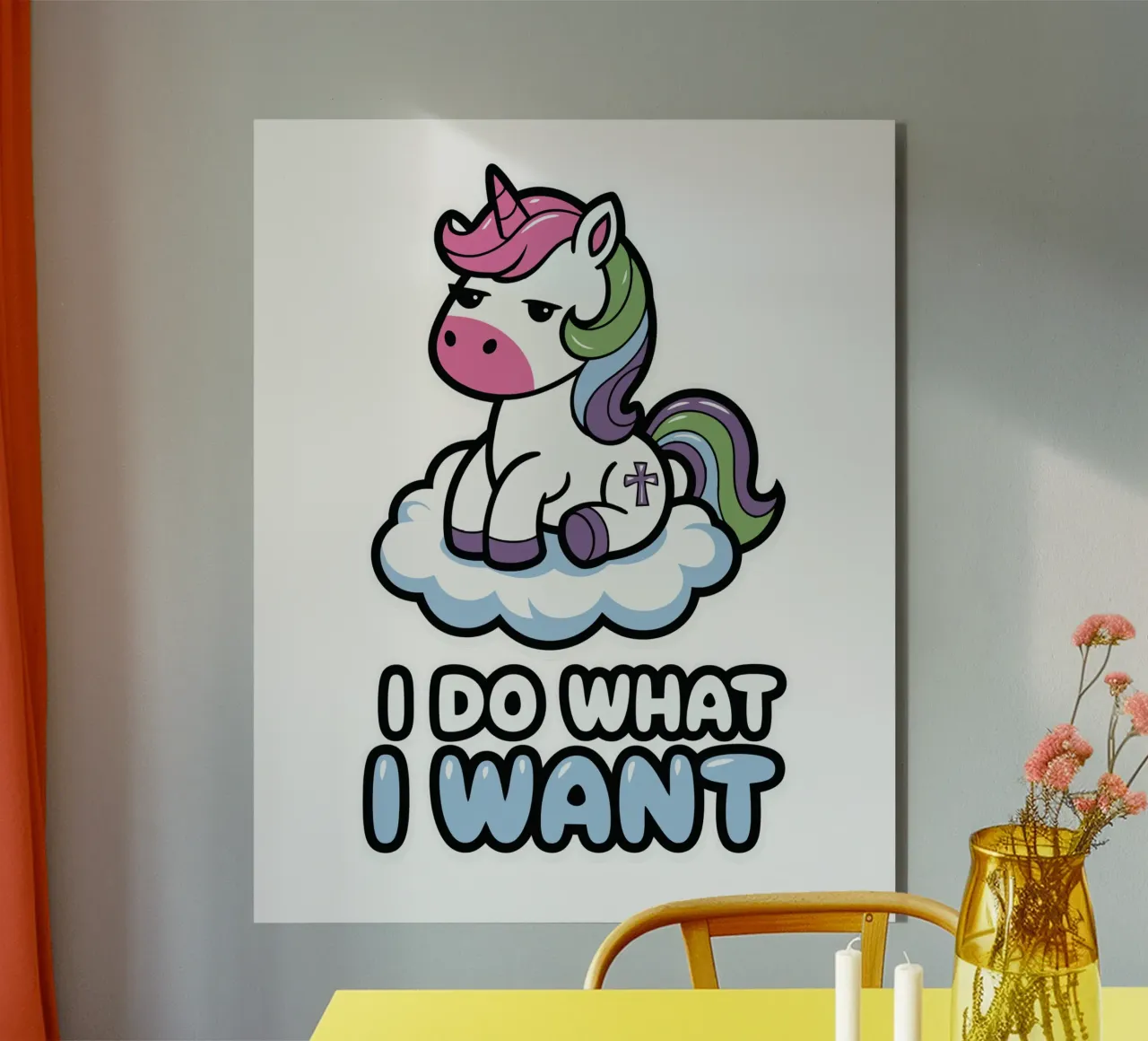 I DO WHAT I WANT alluminio dibond da edsonramosart