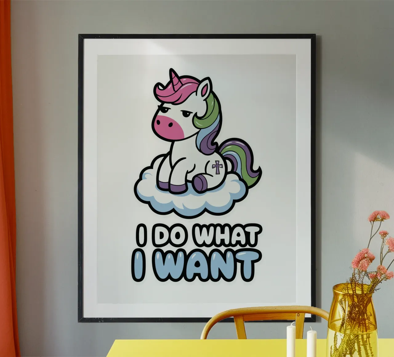 I DO WHAT I WANT carta hahnemühle da edsonramosart