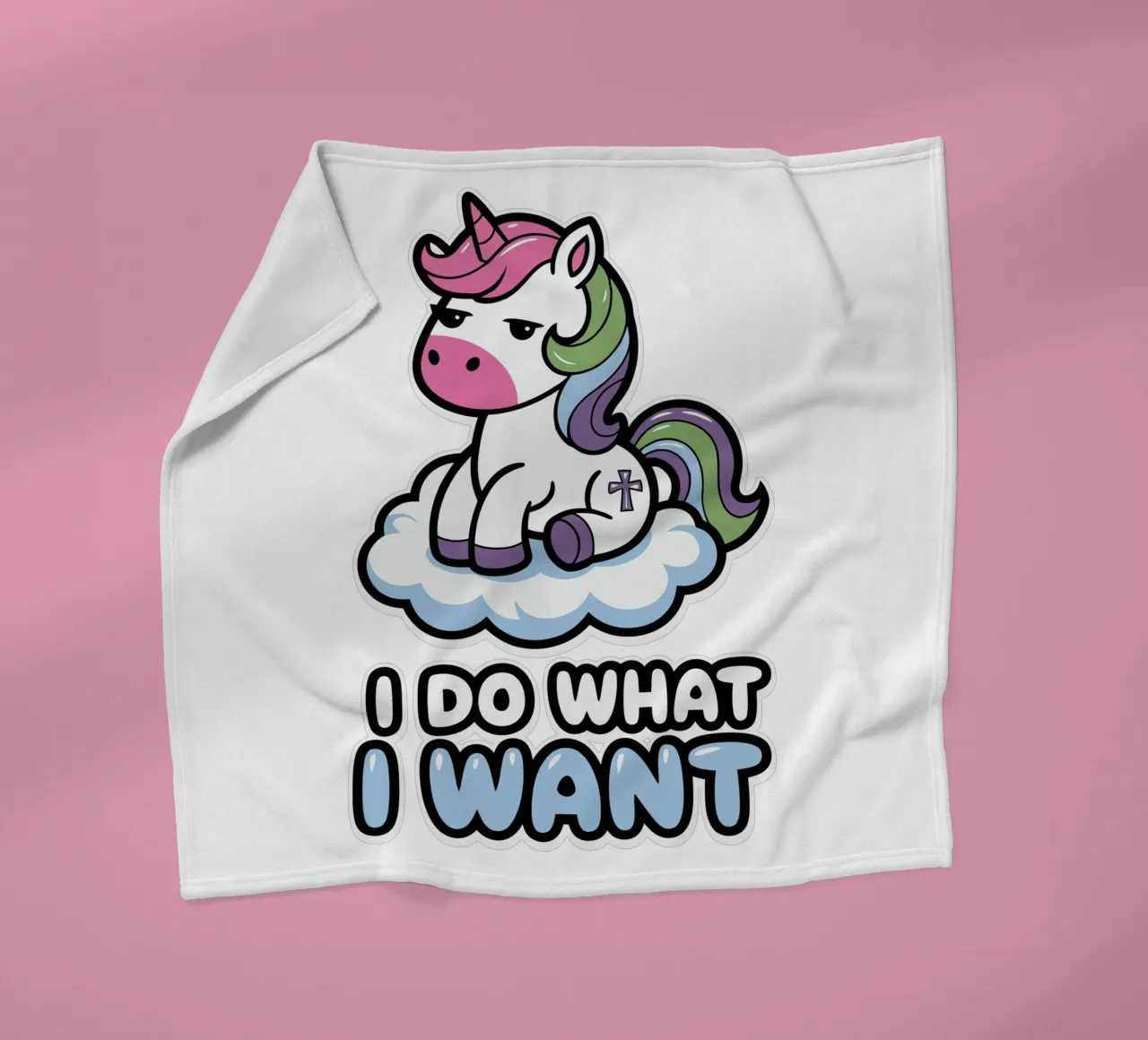 I DO WHAT I WANT coperta in pile da edsonramosart
