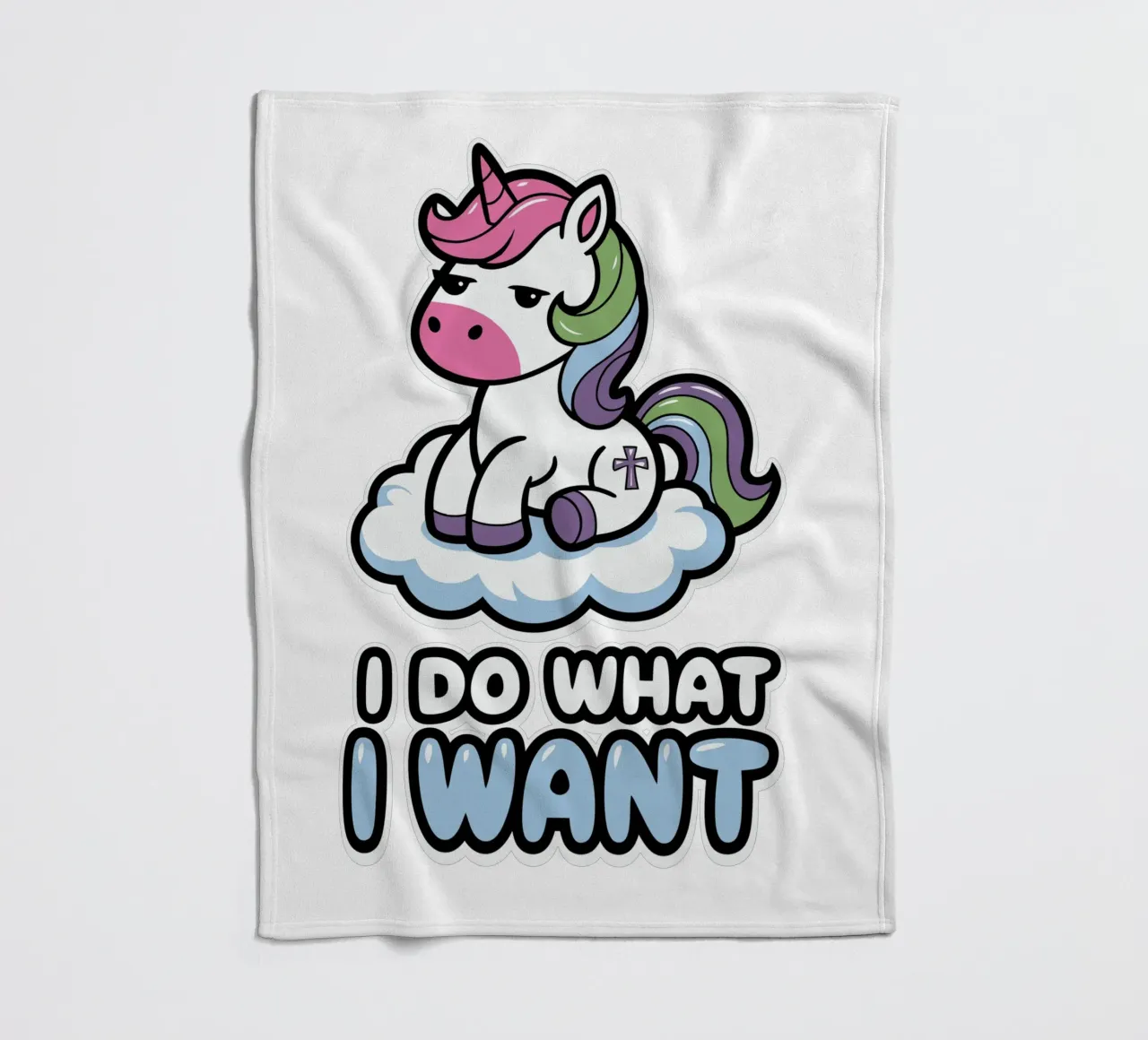 I DO WHAT I WANT coperta in pile da edsonramosart