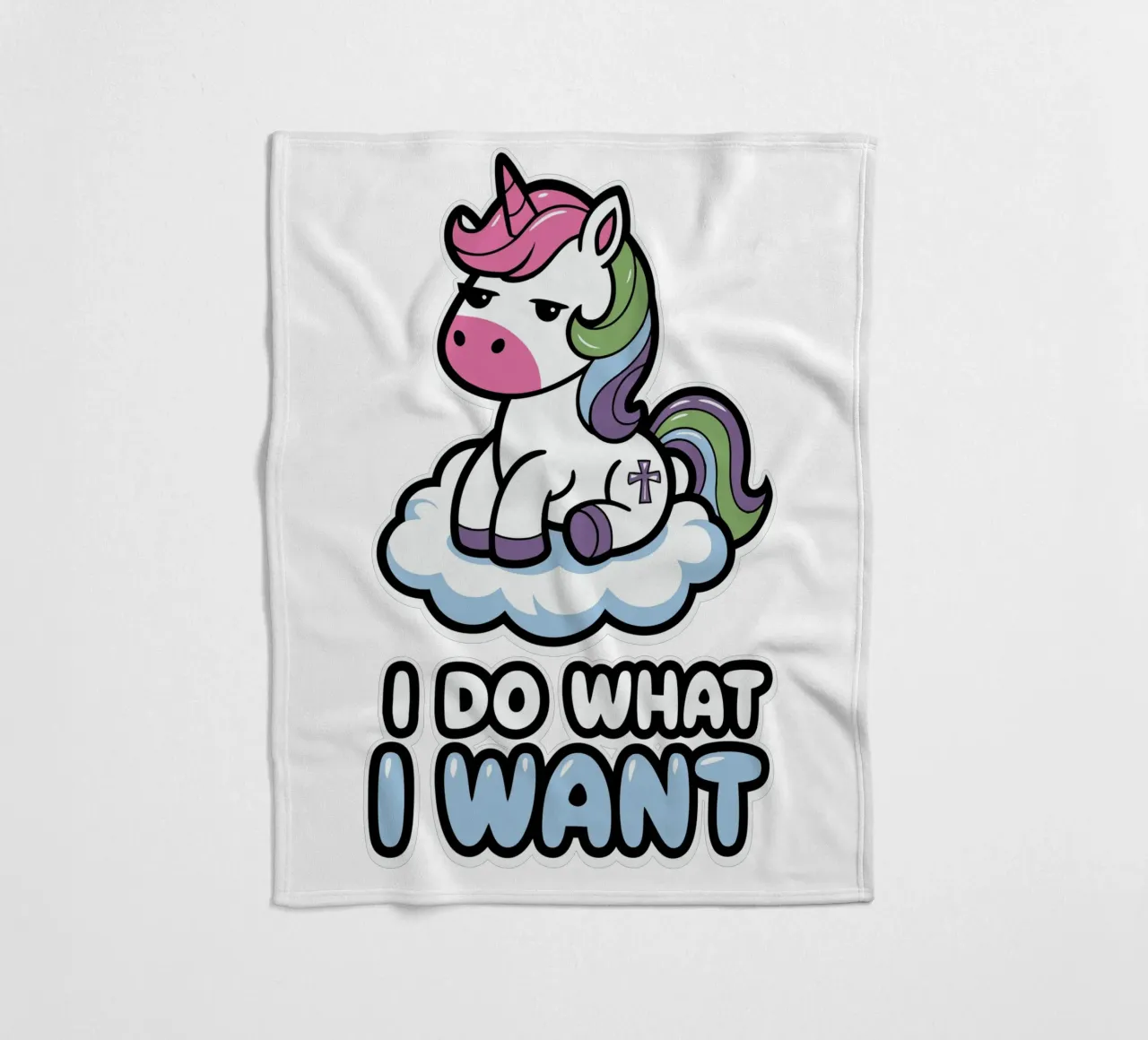 I DO WHAT I WANT coperta in pile da edsonramosart
