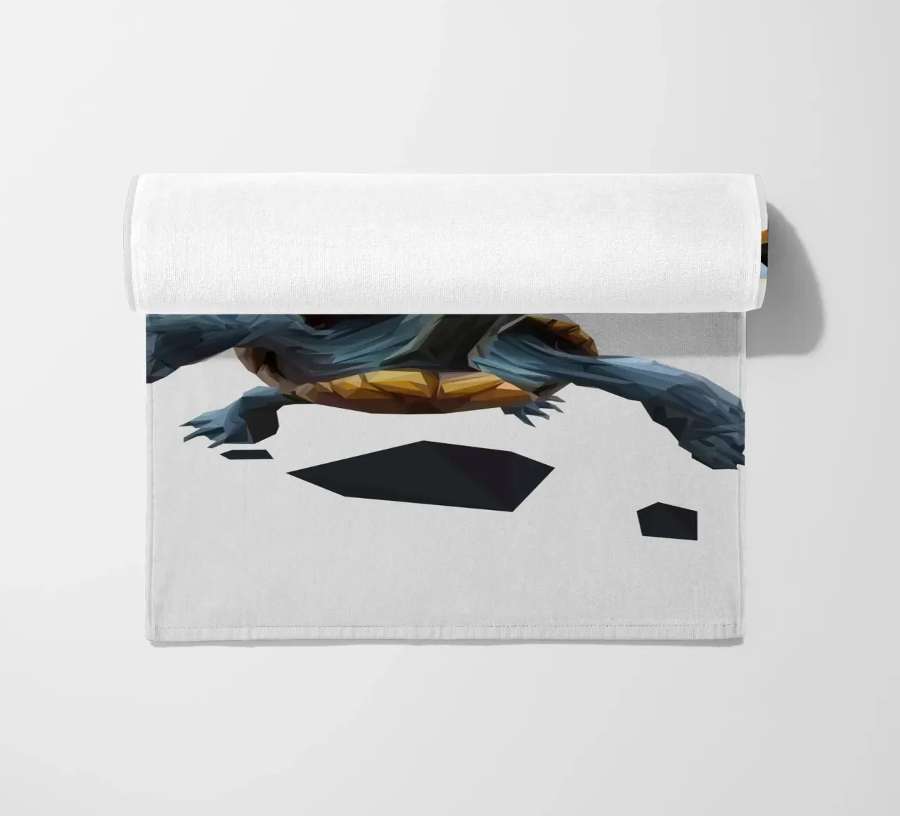 Little Turtle telo mare da Low poly art