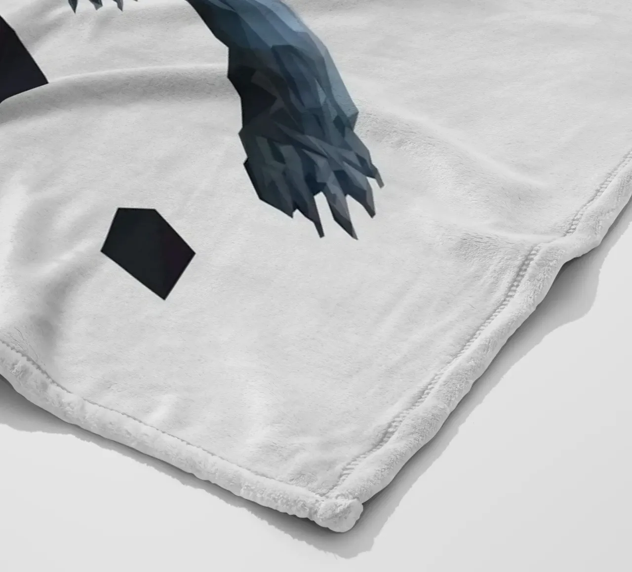 Little Turtle coperta in pile da Low poly art