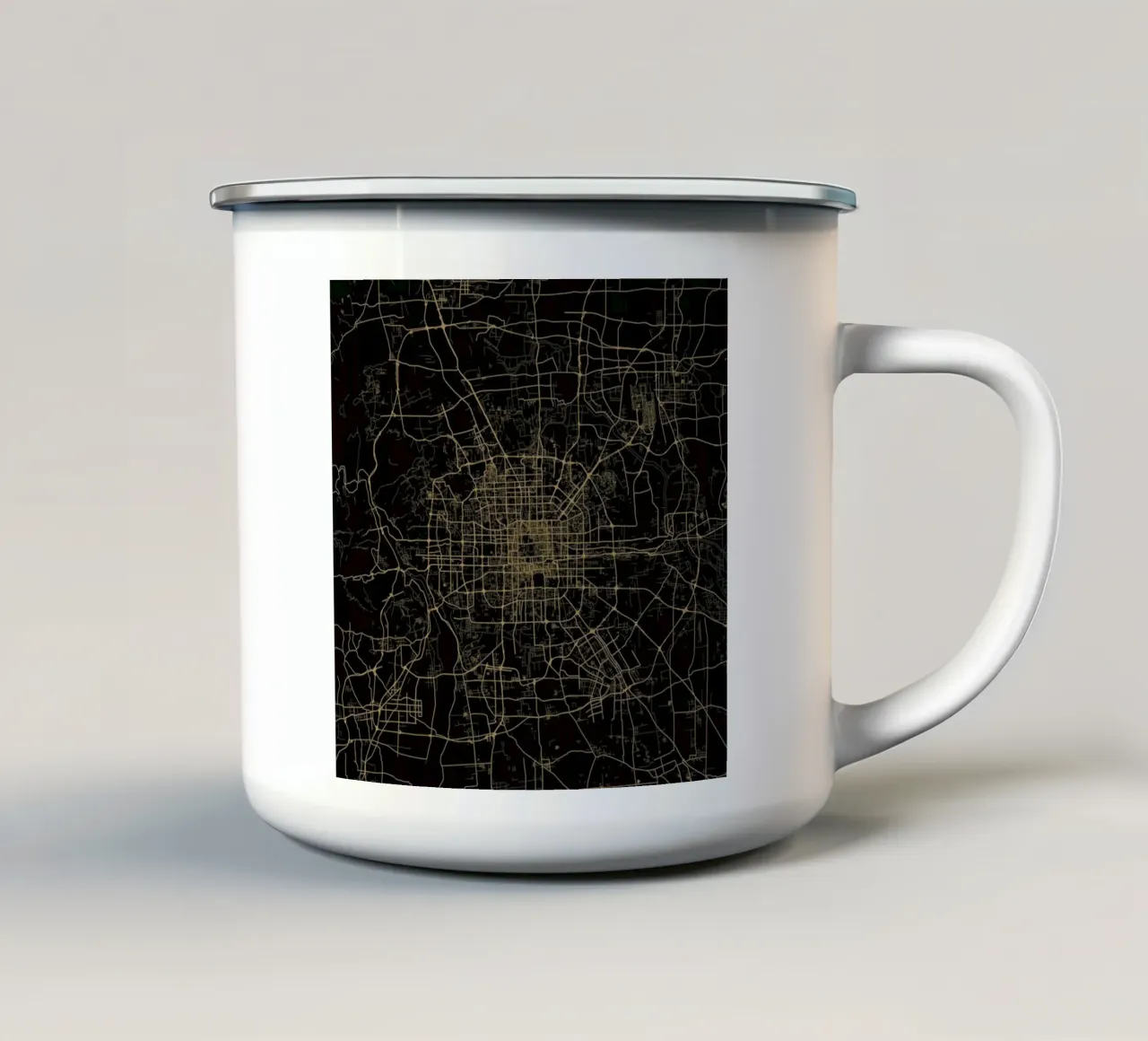 Bejing Brown tazza in smalto da Urban Maps