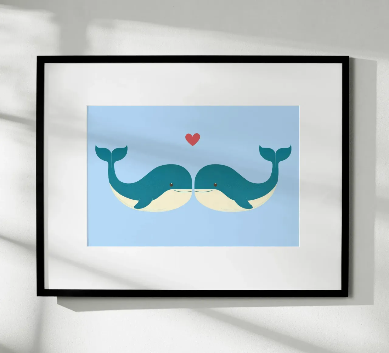 Wal-Liebe - niedliche & liebenswerte Tiere Hahnemühle von Punderful Day